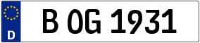 Truck License Plate